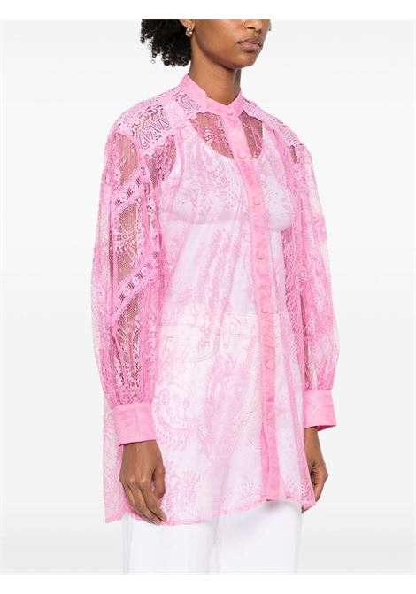 Pink Lumie lace-design blouse Charo Ruiz Ibiza - women CHARO RUIZ IBIZA 1989 | 241216RS